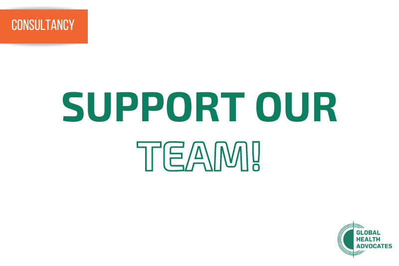 SUPPORT OUR TEAM! GHA is looking for a consultant