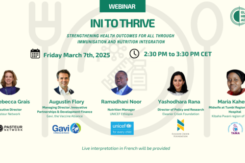 Webinar “INI to thrive” – strengthening health outcomes for all through immunisation and nutrition integration